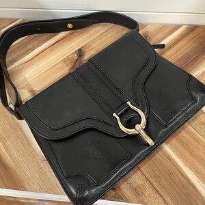 Kate Spade Black Leather Shoulder Bag